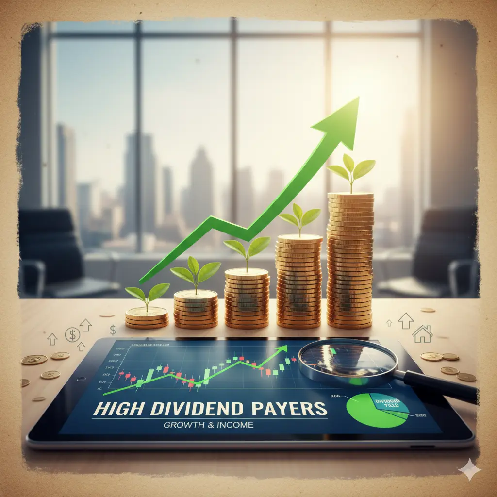 High Dividend paying stocks,2025