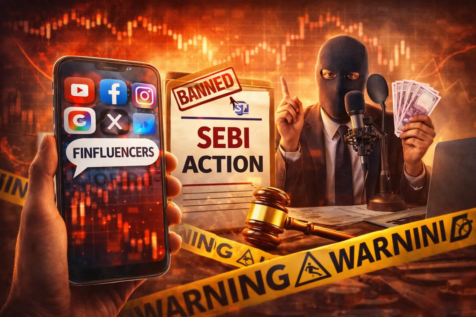 SEBI crackdown on finfluencers and unregistered stock advisors in India