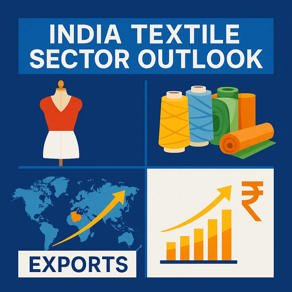 India’s Textile Sector Outlook FY2026: Exports Recover, Domestic Demand Strengthens, and PLI Push Revives Capex