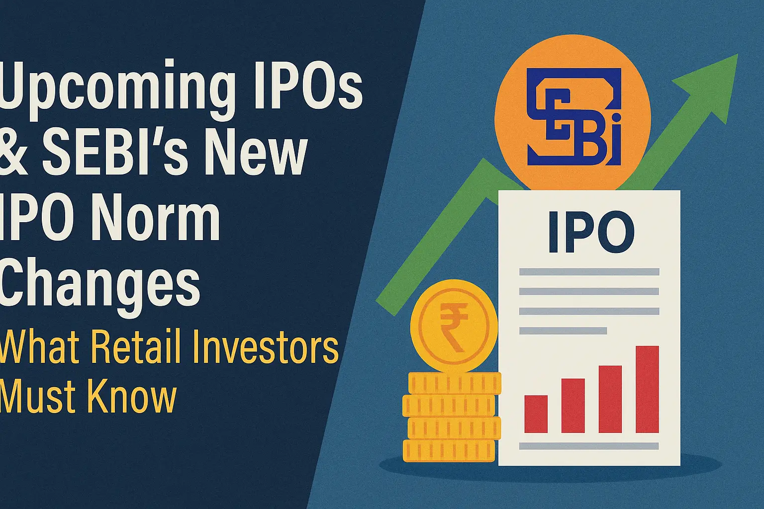Upcoming IPOs &amp; SEBI’s New IPO Norm Changes: What Retail Investors Must Know Now